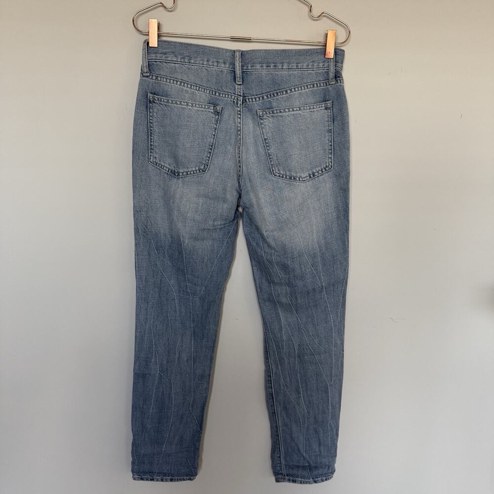 Gap Denim Jeans Womens 26 Best Girlfriend High Rise Dark Wash Blue Stretch - Picture 7 of 7